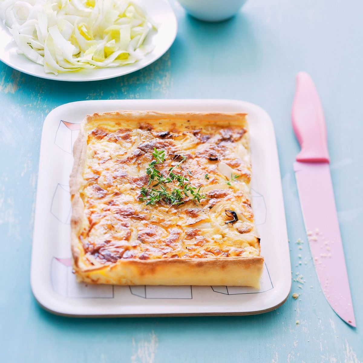 Enie backt: Rezept-Bild Quiche mit Zwiebeln und Speck 	