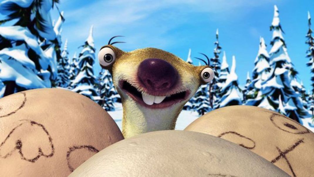 Das Faultier Sid aus den "Ice Age"-Filmen ist allseits beliebt. Der pelzige Antiheld bringt die Zuschauer vor allem durch seine tölpelhafte Art und seine Pannen zum Lachen. 