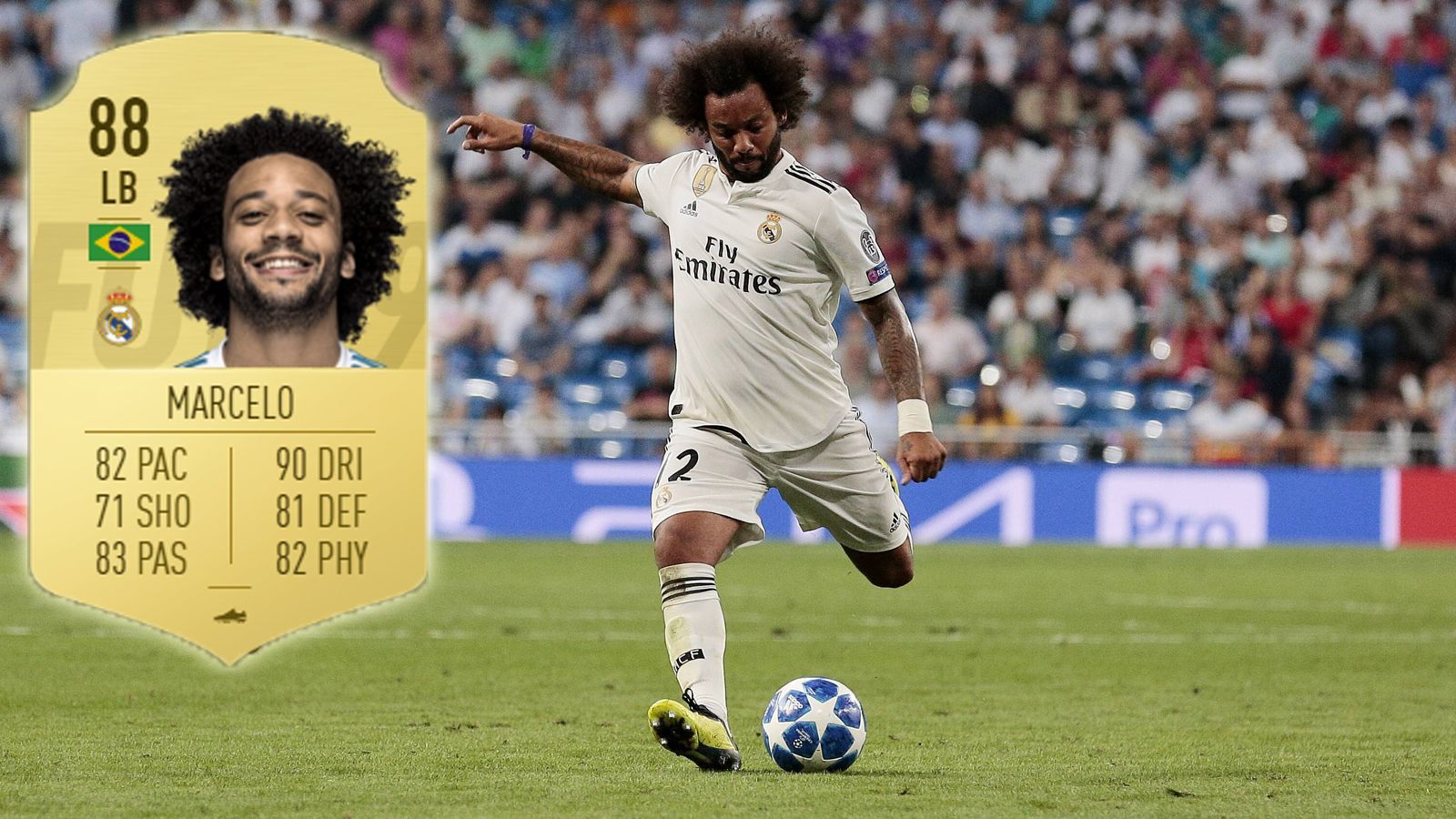 
                <strong>Marcelo</strong><br>
                Verein: Real MadridGesamtstärke: 88
              
