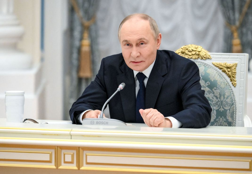 Der russische Präsident Putin (Bild) will die Gespräche mit der Ukraine fortführen. (Archivbild)