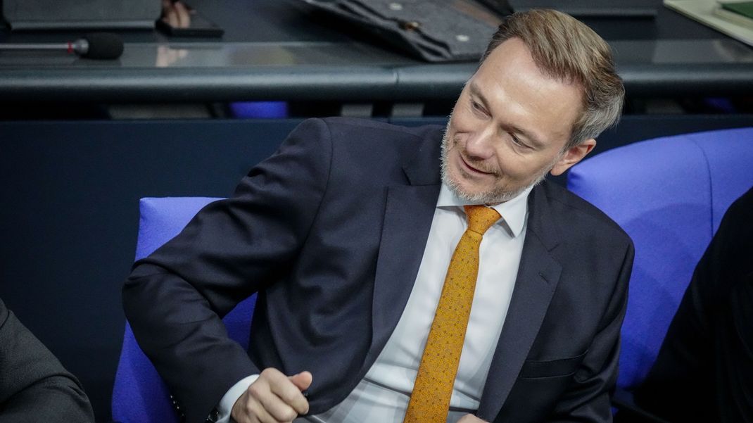 Christian Lindner (FDP), Bundesminister der Finanzen, am 14. Dezember 2023 im Bundestag.