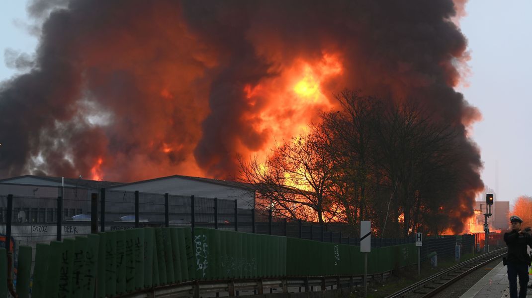 Großbrand in Hamburg