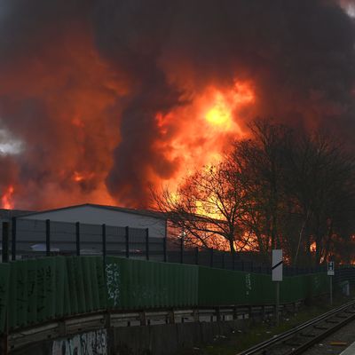 Großbrand in Hamburg