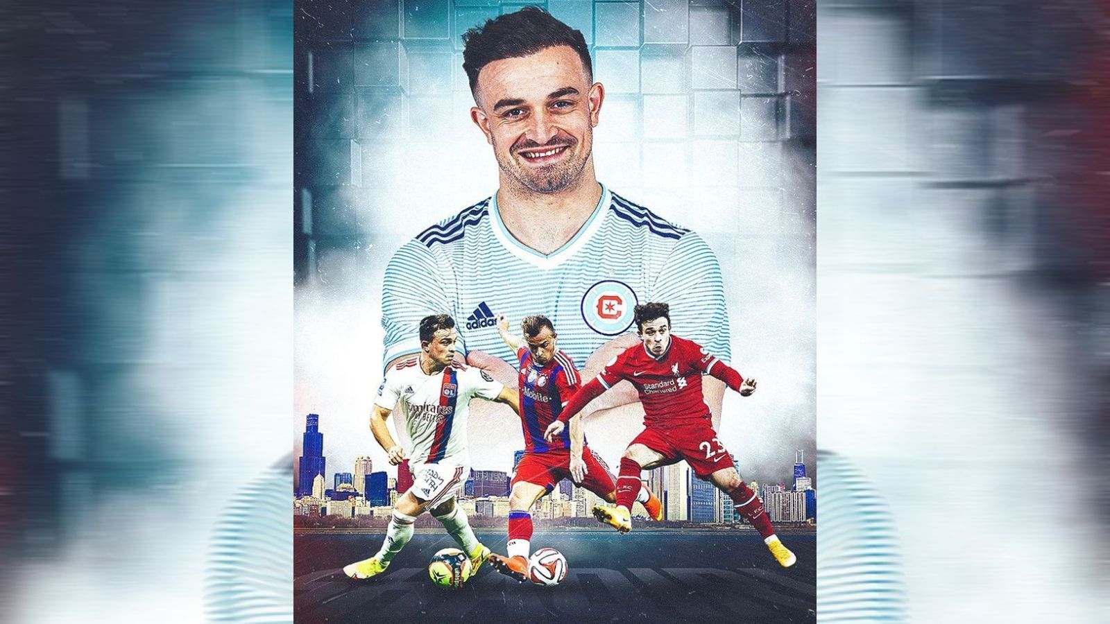 
                <strong>Chicago Fire</strong><br>
                Das aktuelle Heimtrikot von Chicago Fire wurde von Neuzugang Xherdan Shaqiri präsentiert. Den früheren Bayern-Star verpflichtete Chicago zuletzt für kolportierte acht Millionen Euro Ablöse von Olympique Lyon. 
              