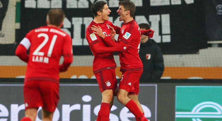 
                <strong>21. Spieltag: Rekord-Duo: Müller und Lewandowski</strong><br>
                21. Spieltag: Thomas Müller und Robert Lewandowski schreiben mit den Toren gegen Augsburg Bundesliga-Geschichte! Noch nie hatte ein Duo nach 21 Spieltagen so viele Tore auf dem Konto. Zusammen kommt das Bayern-Duo auf 36 Treffer. 21 gehen auf das Konto von Lewandowski, 15 konnte Müller beisteuern.
              