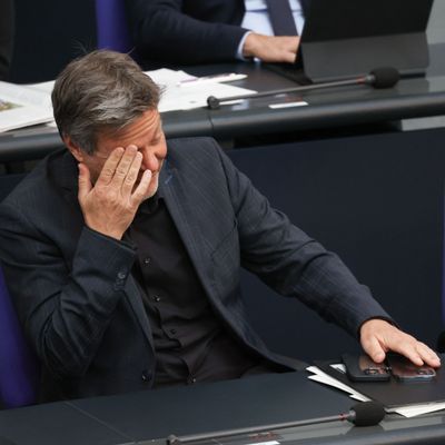 Wirtschaftsminister Robert Habeck im Bundestag