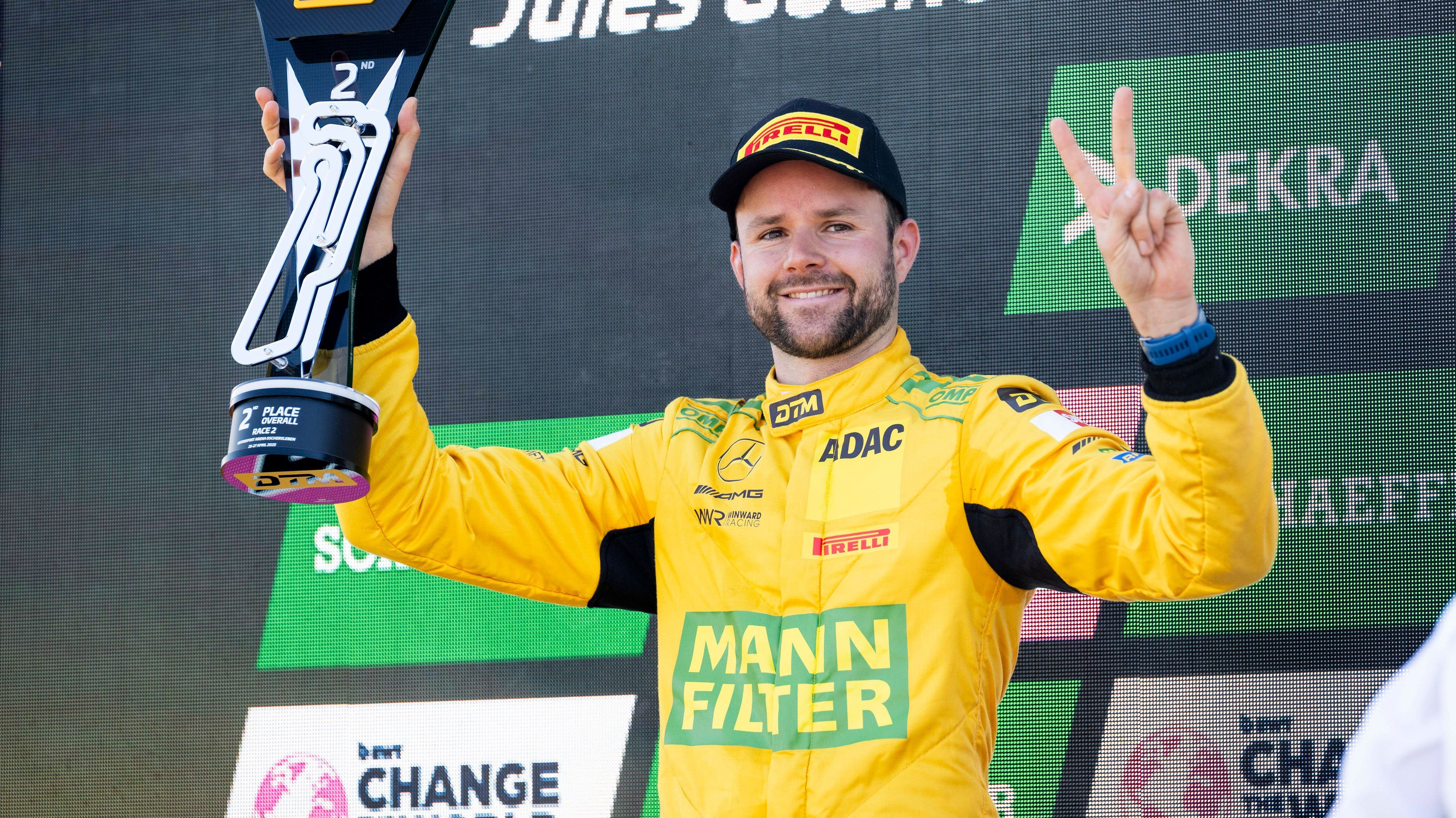 <strong>Platz 2: Jules Gounon (Winward Racing - Mercedes-AMG)</strong><br>Stabil! Schneller als Engel, Platz fünf am Samstag und Platz zwei am Sonntag. Gounon zeigte auch schon in seinem Kurzeinsatz in der Vorsaison: er braucht keine Anlaufzeit, um in der DTM mithalten zu können. Er wird noch viel Spaß machen.