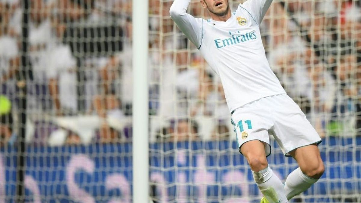 Gareth Bale vergibt eine Großchance für Real Madrid