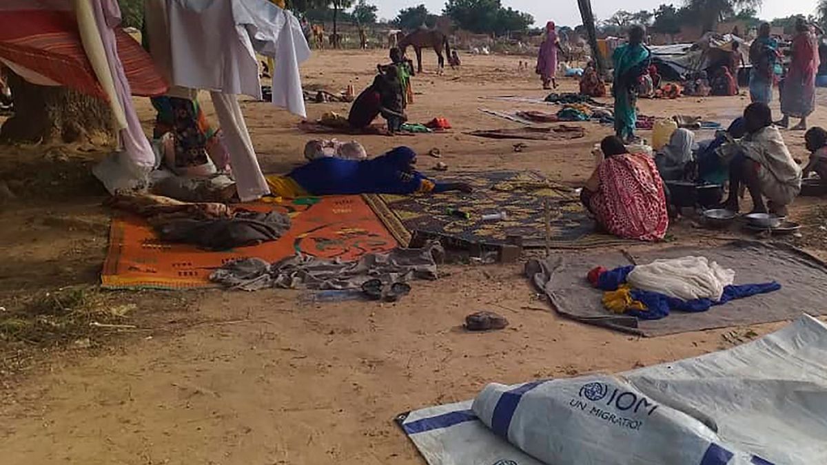 Flüchtlinge in Darfur