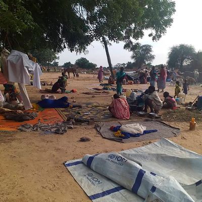 Flüchtlinge in Darfur