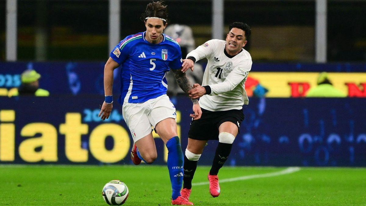 Nadiem Amiri im Spiel gegen Italien