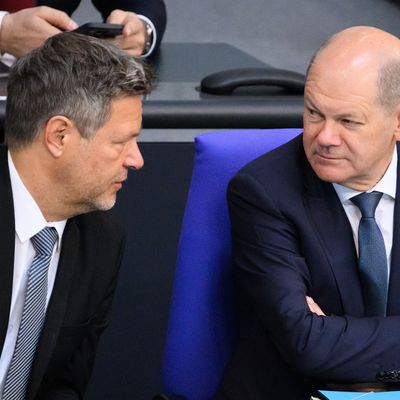 Wirtschaftsminister Robert Habeck und Bundeskanzler Olaf Scholz