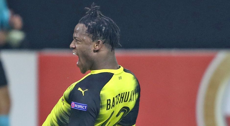 
                <strong>Batshuayi rettet BVB gegen Bergamo! Die Dortmunder in der Einzelkritik</strong><br>
                Im Sechzehntelfinale der Europa League zeigt Borussia Dortmund gegen Atalanta Bergamo ein Spiel mit Höhen und Tiefen. Während die Schwarz-Gelben in Halbzeit eins eine durchaus souveräne Vorstellung abliefern, verlieren sie nach dem Seitenwechsel zuerst komplett den Faden und geraten in Rückstand - bis Neuzugang Batshuayi das Spiel mit einem Doppelpack doch noch zugunsten des BVB dreht. ran.de hat die Borussen benotet.
              