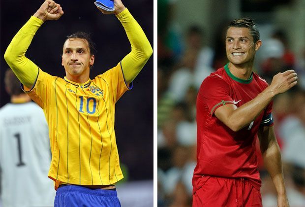 
                <strong>Nur ein Ticket nach Brasilien</strong><br>
                Zlatan Ibrahimovic gegen Cristiano Ronaldo: Nur einer der beiden Mega-Stars fährt mit seinem Land zur WM. Wir zeigen euch in unserem (nicht ganz ernst gemeinten) Vergleich, wer das Ticket nach Brasilien löst
              
