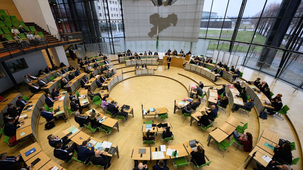 Der sächsische Landtag wird 2024 neu gewählt. 
