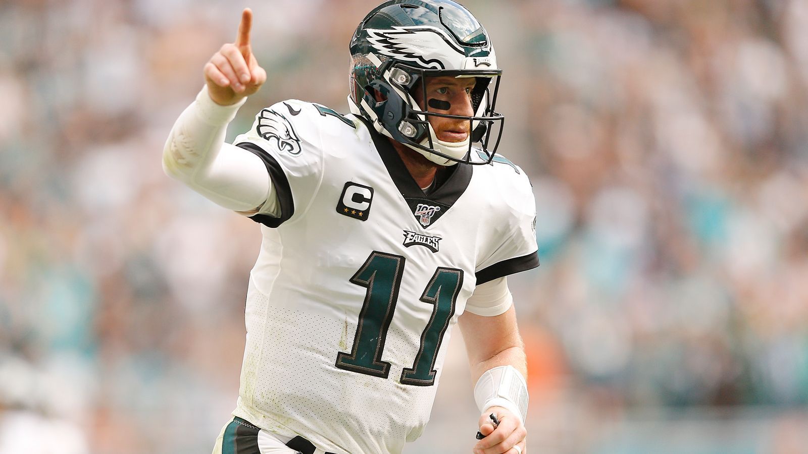 <strong>Philadelphia Eagles: 7 Quarterbacks</strong><br>
                Carson Wentz (68), Jalen Hurts (51), Nick Foles (26), Sam Bradford (14), Mark Sanchez (10), Michael Vick (6), Gardner Minshew (4)
