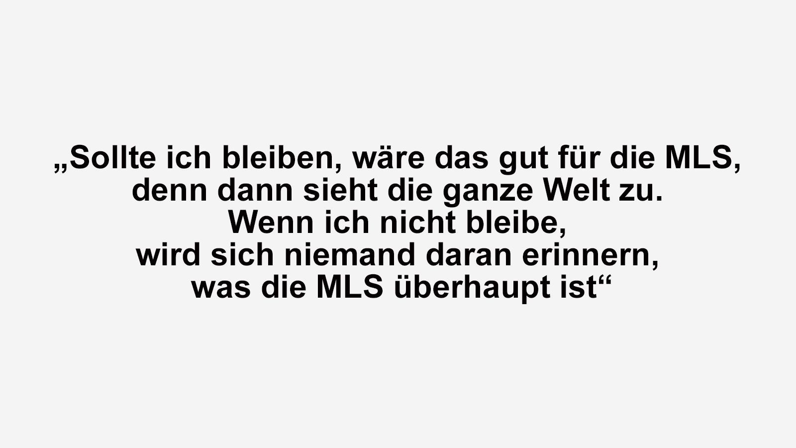 
                <strong>Ibrahimovic mit Arroganz-Anfall nach Aus in den Playoffs</strong><br>
                ... und lieferte die Antwort gleich mit: "Sollte ich bleiben, wäre das gut für die MLS, denn dann sieht die ganze Welt zu. Wenn ich nicht bleibe, wird sich niemand daran erinnern, was die MLS überhaupt ist." Doch damit noch lange nicht genug ...
              