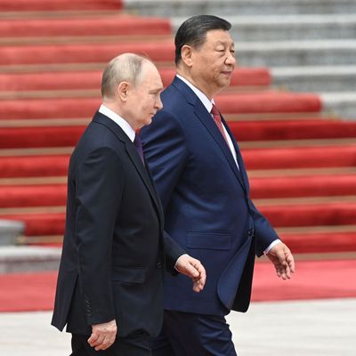 Kreml-Diktator Putin und China-Machthaber Xi Jinping