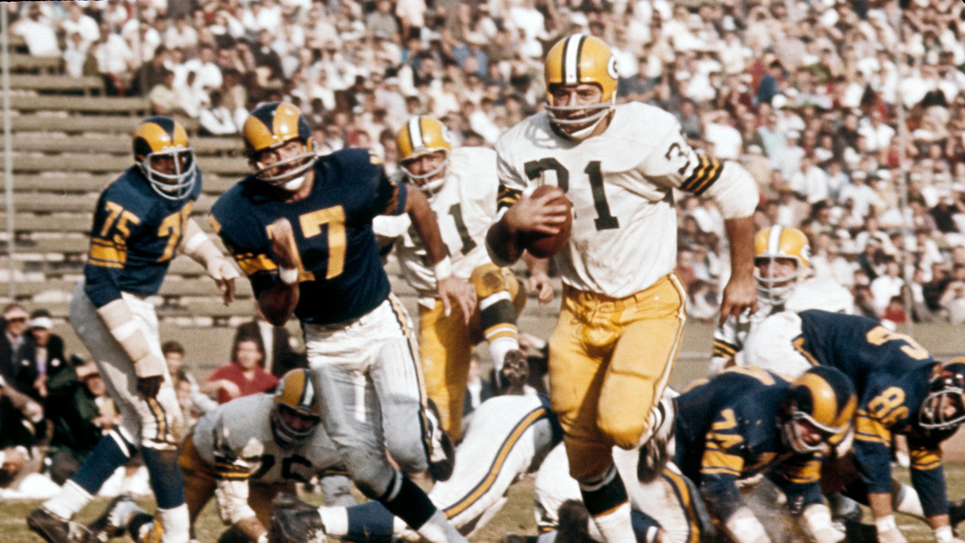 <strong>Platz 10: Green Bay Packers von 1961 (Bilanz: 11-3, NFL-Champions, Head Coach: Vince Lombardi)</strong> <br>Die erste der fünf Mannschaften, die der legendäre Coach Vince Lombardi zu Titelehren führte. "Lombardi bevorzugte ein starkes Laufspiel, das er um die späteren Hall-of-Famer Jim Taylor und Paul Hornung aufbaute", schreibt "Sports Illustrated".&nbsp;