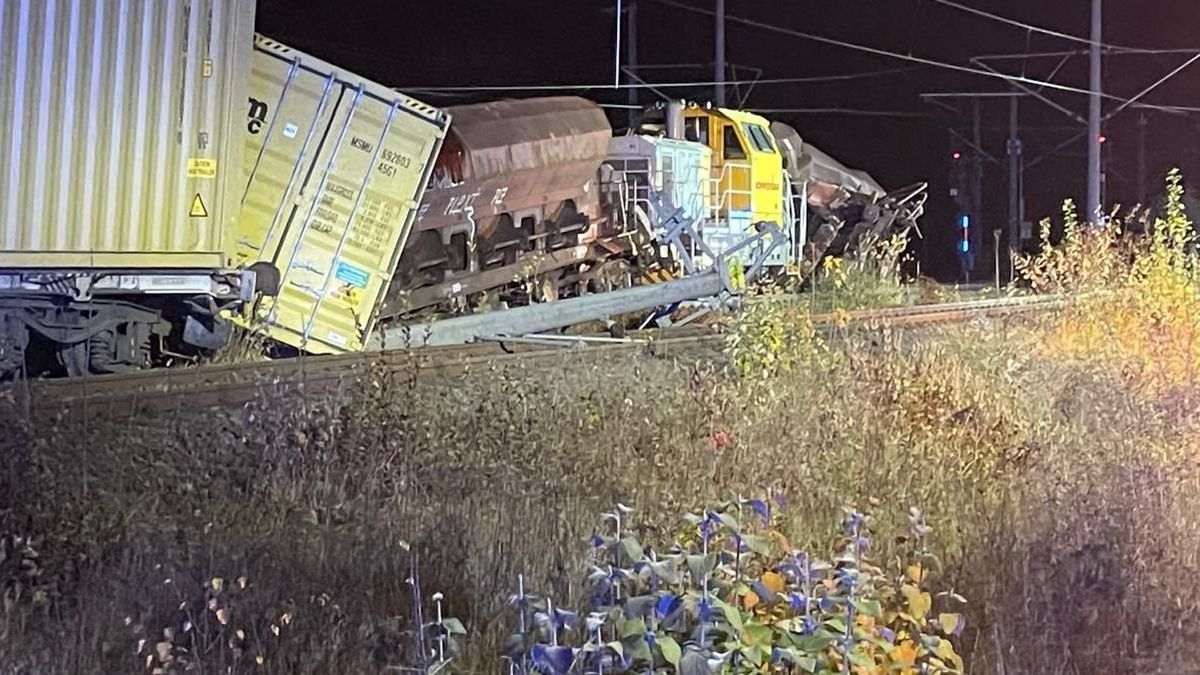 Güterzug bei Kerpen entgleist