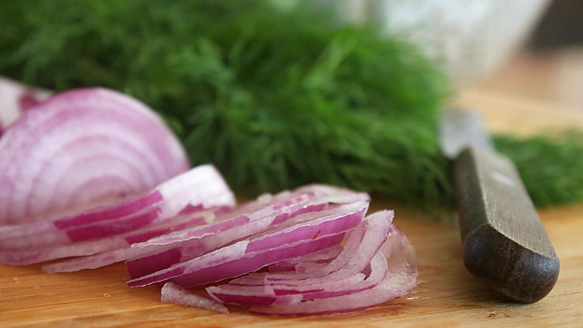 Zwiebel Carpaccio