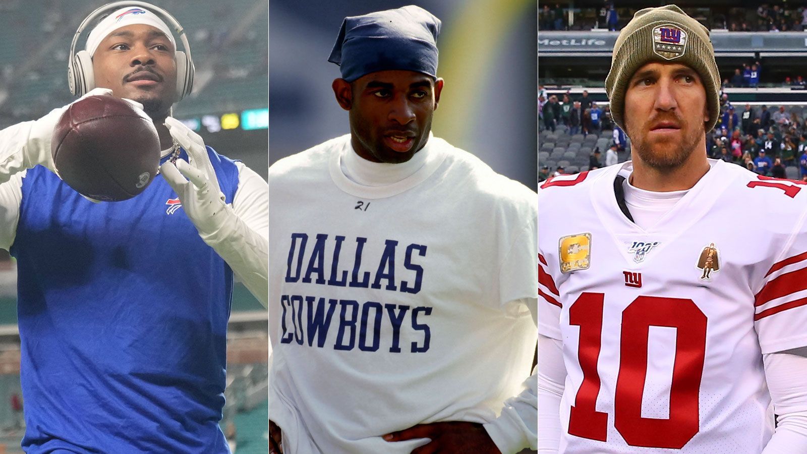 <strong>Diese NFL-Spieler mussten für ihre Trikotnummer zahlen</strong><br>Die Trikotfarbe und das Klublogo ändern sich in einer NFL-Karriere schonmal, wenn das Team gewechselt wird. Ihrer Trikotnummer bleiben viele Stars aber durchgehend treu. Das geht durchaus ins Geld. <em><strong>ran</strong></em> zeigt, wer für seine Nummer auf dem Jersey zahlen musste.