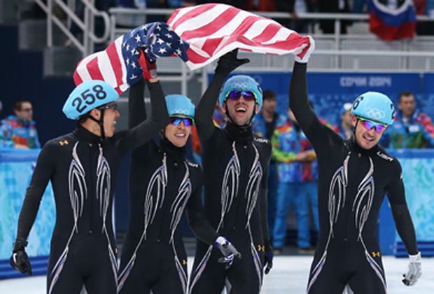 
                <strong>Shorttrack, 5000m, Staffel: Silber - Vereinigte Staaten</strong><br>
                Die US-Amerikaner können sich über die Silbermedaille freuen.
              