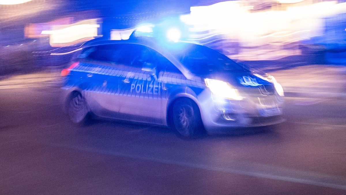 Polizeiauto im Einsatz