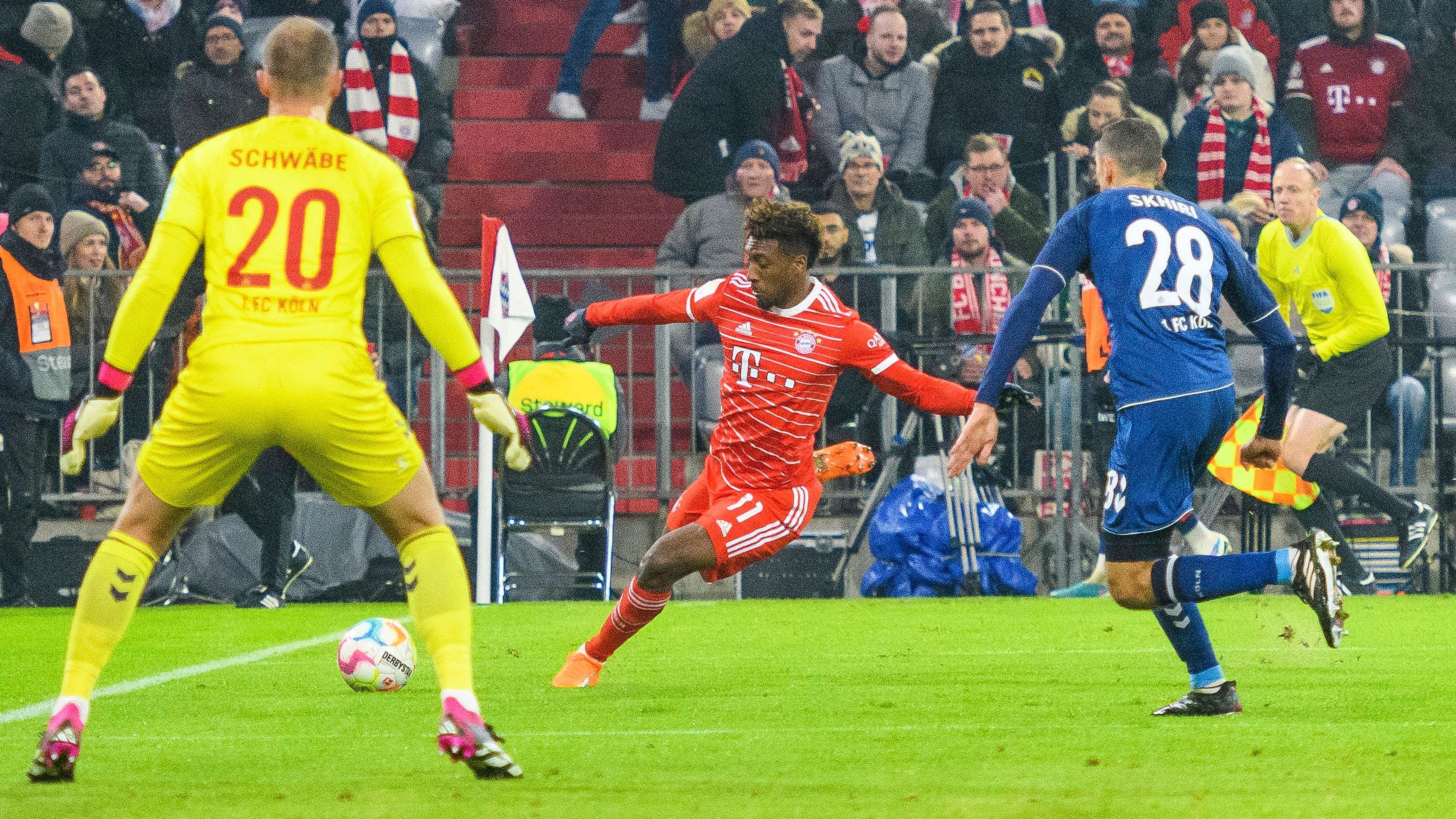 
                <strong>Kingsley Coman</strong><br>
                Kommt nach 46 Minuten für Gnabry und sorgt direkt für Wirbel. Scheitert aber an Schwäbe (54.). Allerdings mit Licht und Schatten bei seinen Flanken, die teilweise im Nirgendwo landen. ran-Note: 3
              