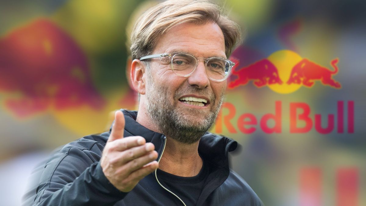 FOTOMONTAGE: Juergen KLOPP wird Head of Soccer beim Getraenke Hersteller Red Bull (ARCHIVFOTO). Einzelbild,angeschnittenes Einzelmotiv,Portraet,Portrait,Porträt. *** FOTOMONTAGE Juergen KLOPP becom...