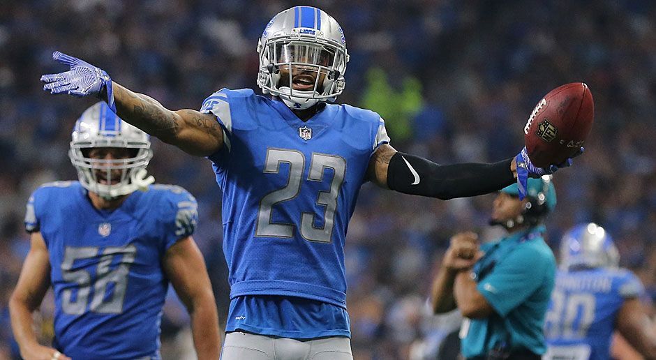 
                <strong>Darius Slay (Detroit Lions)</strong><br>
                Cornerback, 26 Jahre, 5. Saison - Mit drei Interceptions hatte der Zweitrunden-Pick des Draft 2013 bereits nach acht Spielen einen persönlichen Bestwert aufgestellt. Siege sprangen dabei jedoch nicht heraus. Ganz anders bei einer anderen Glanzleistung: Beim 24:10 am 2. Spieltag gegen die New York Giants brillierte Slay mit acht Tackles.
              