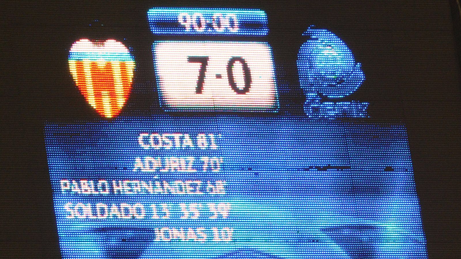 <strong>FC Valencia - KRC Genk 7:0 (23. Dezember 2011)</strong><br>
                So verrückt kann nur der Fußball sein: Einen Spieltag zuvor kommt Genk noch zu einem 1:1-Achtungserfolg gegen den FC Chelsea, gegen Valencia ist das Team anschließend hoffnungslos unterlegen. Roberto Soldado trägt sich drei Mal in die Torschützenliste ein.
