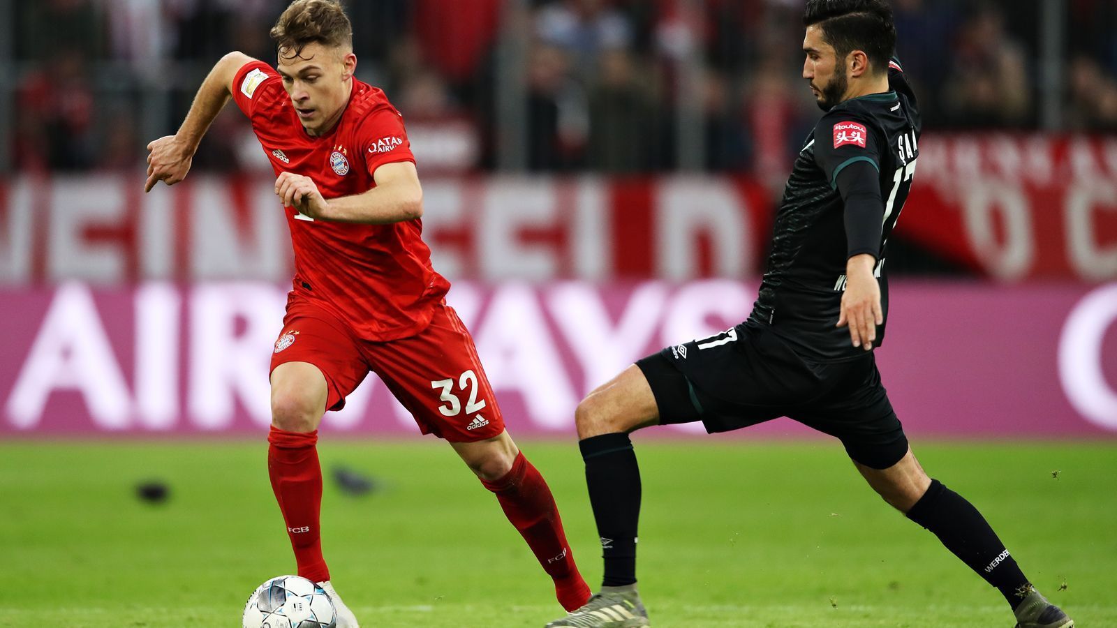 
                <strong>Joshua Kimmich</strong><br>
                Der heimliche Kapitän präsentiert sich sehr einsatzfreudig und mit guter Übersicht. Mit seinem Chip über die Bremer Abwehr leitet er entscheidend Gnabry vor dem 1:1 entscheidend ein. Auch ansonsten geht er voran. ran-Note: 2
              