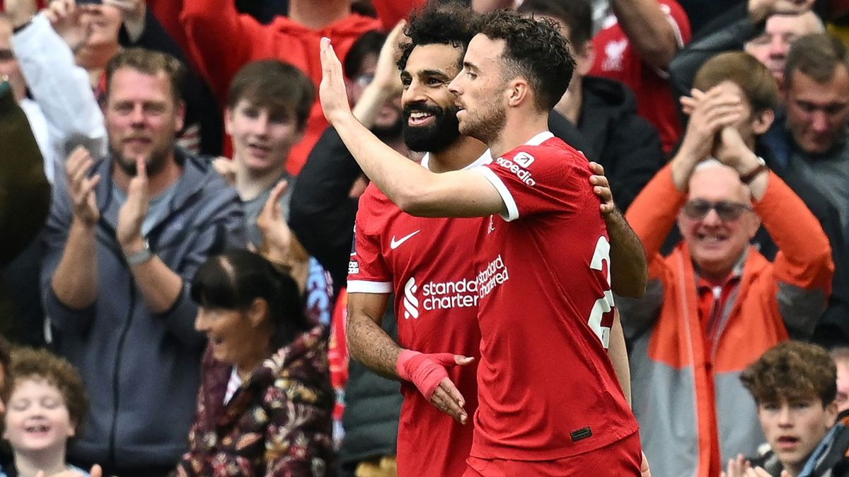 Salah und Jota spielten gemeinsam für Liverpool