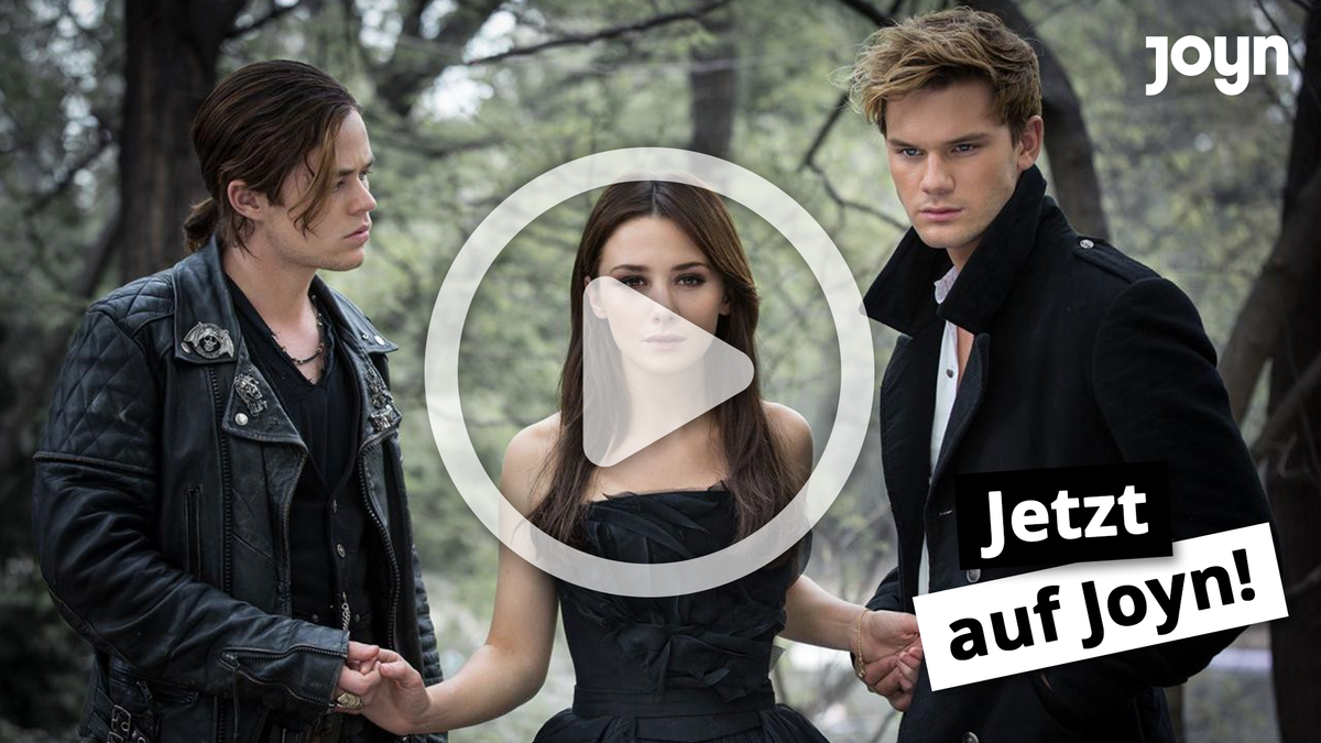 Harrison Gilbertson, Addison Timlin und Jeremy Irvine im Film "Fallen - Engelsnacht" (2015).