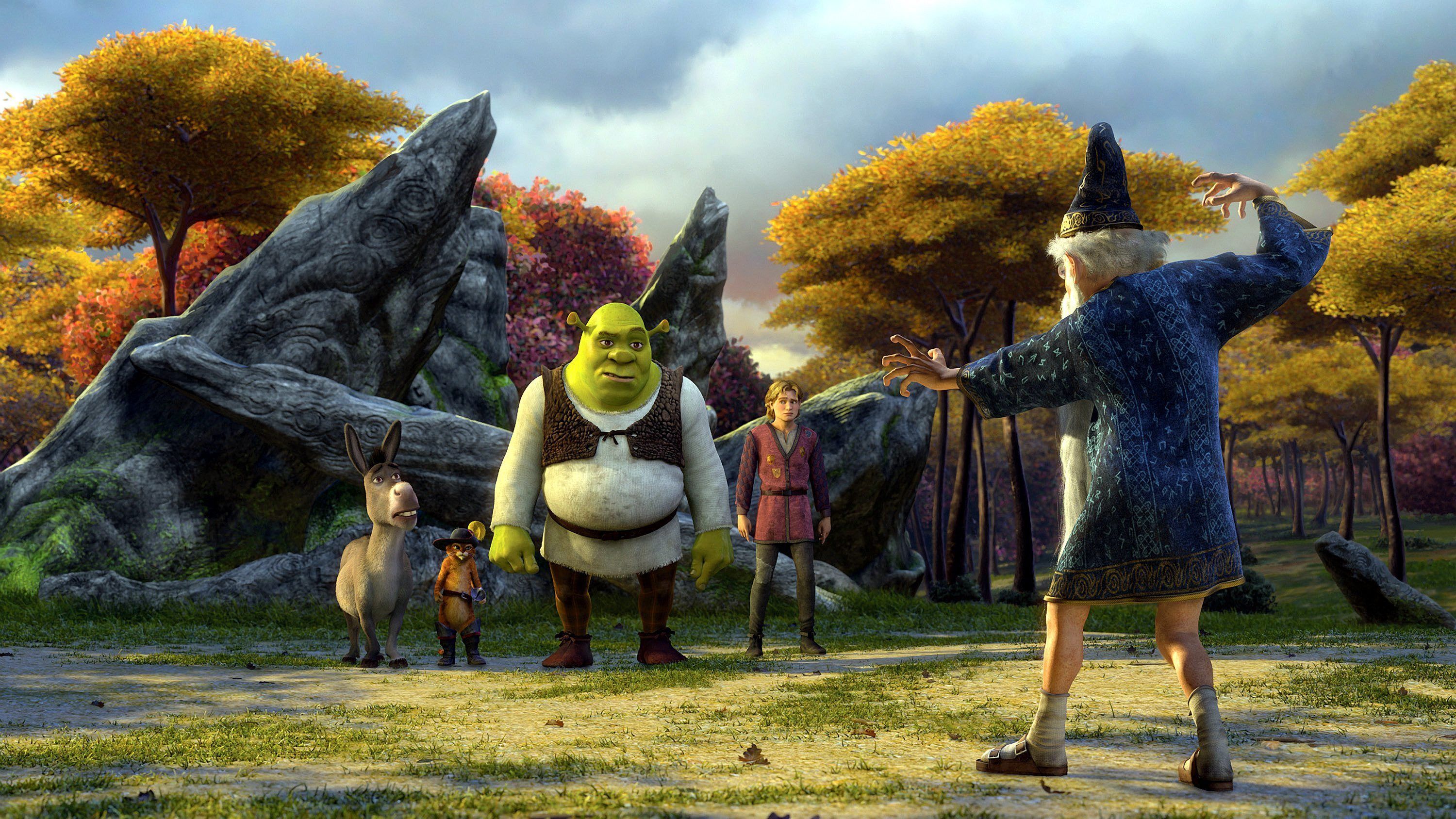 2007: Auch im Animationsfilm "Shrek der Dritte" (2007) ist Merlin ein exzentrischer, leicht verwirrter komischer Charakter. Er lebt als zurückgezogener Einsiedler, verfügt aber trotz seiner zerstreuten Persönlichkeit immer noch über erhebliche magische Fähigkeiten.