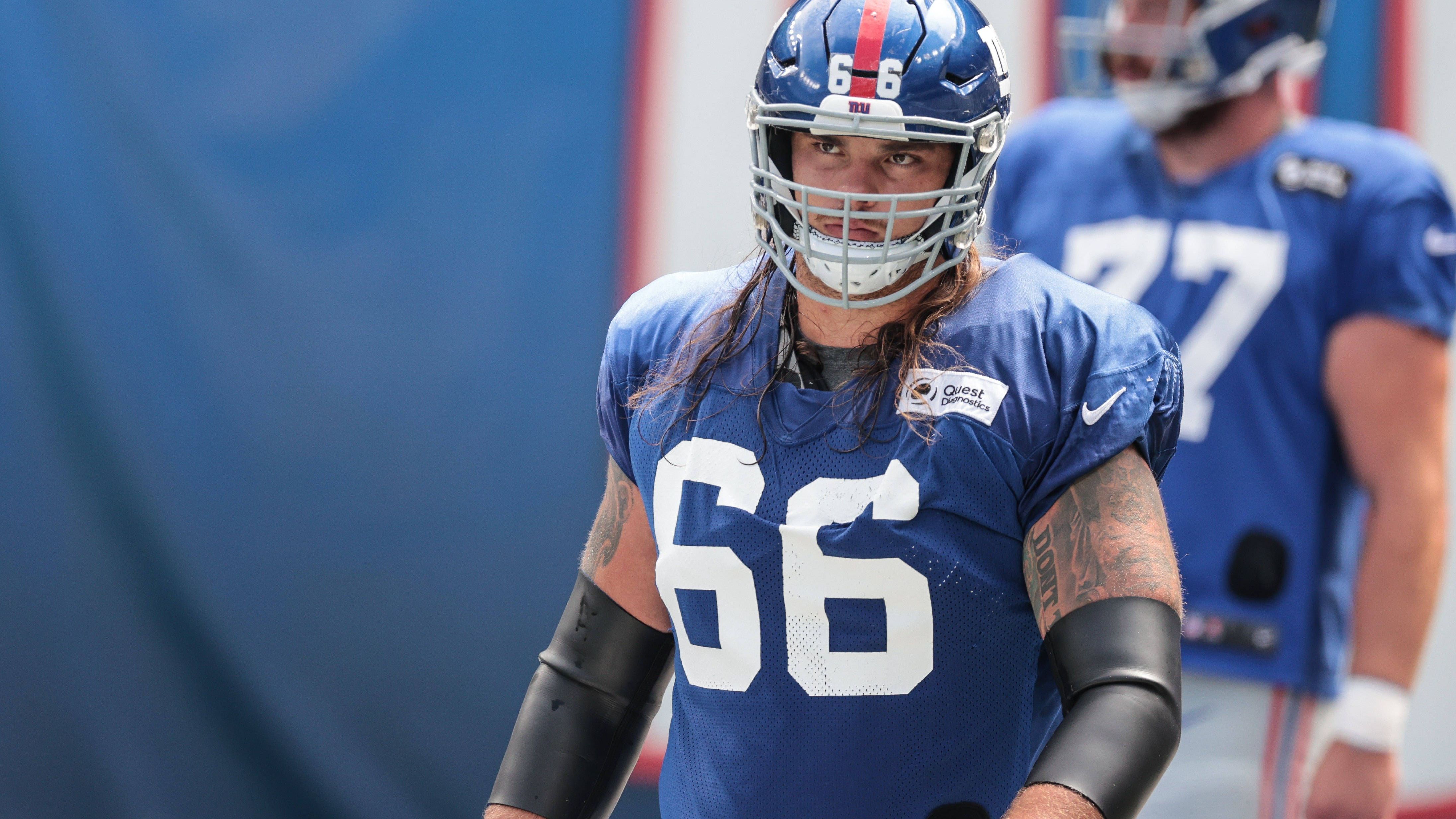 <strong>Shane Lemieux (OG, New York Giants)</strong><br>Teilweiser Riss der Patellasehne<br>2021 im Trainingslager
