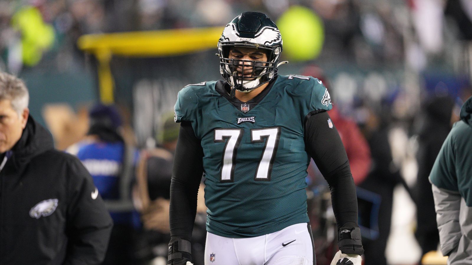 
                <strong>Andre Dillard (Philadelphia Eagles)</strong><br>
                &#x2022; Position: Offensive Tackle<br>&#x2022; Draft-Position 2019: 22<br>&#x2022; Option nicht gezogen<br>
              