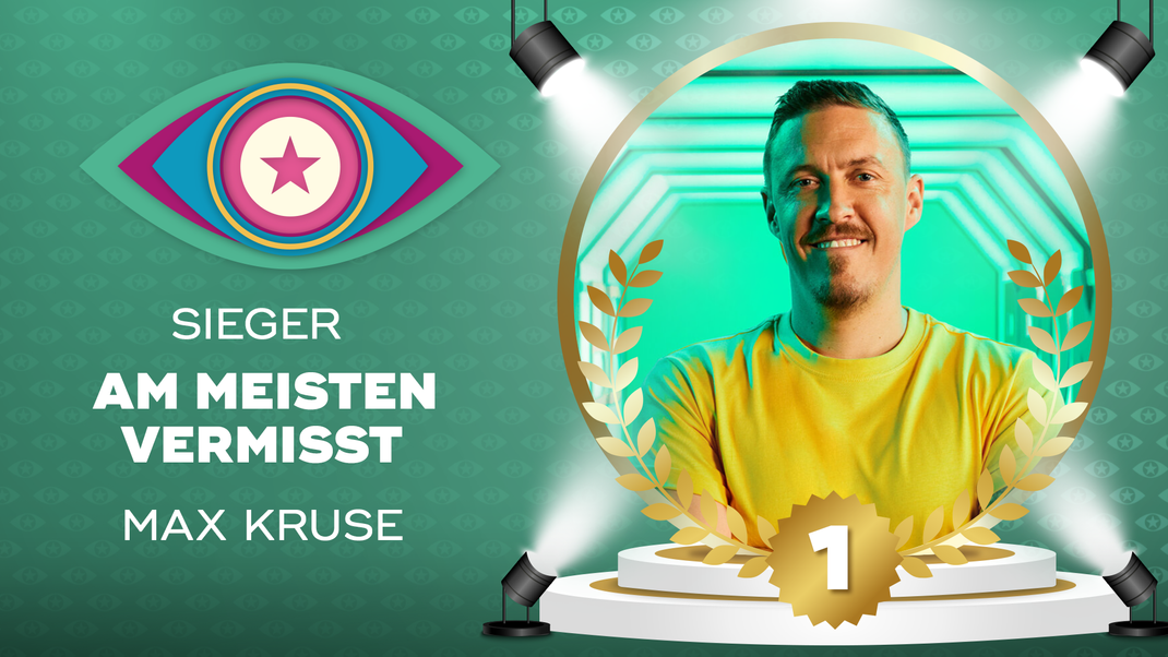 "Promi Big Brother" 2024 - Ihr habt gevotet: Max Kruse wird am meisten von euch vermisst.