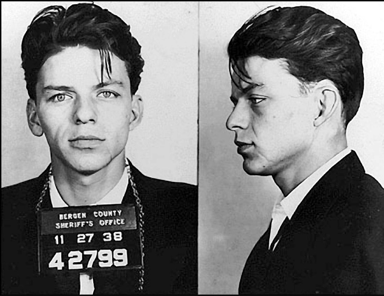 1938 wurde der damals junge Sänger Frank Sinatra verhaftet. Ihm wurde vorgeworfen, dass er eine verheiratete Frau verführen wollte.