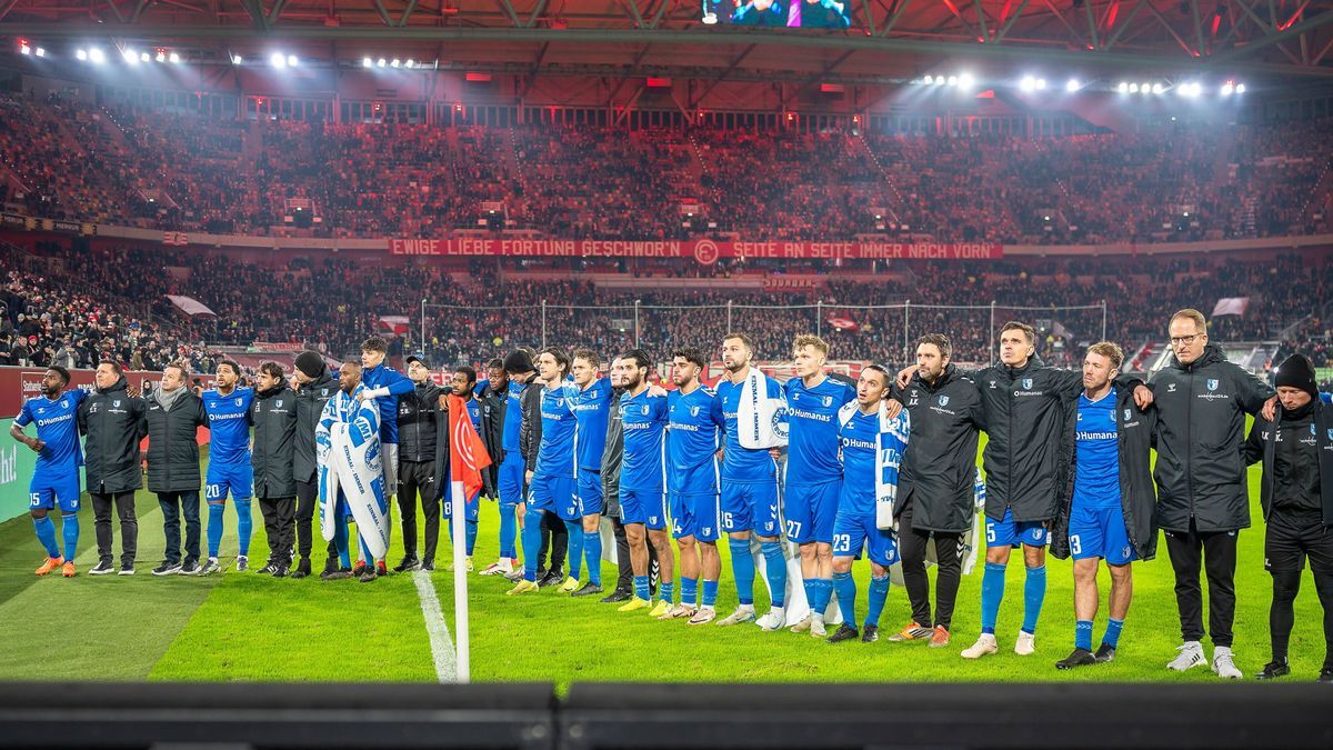 1. FC Magdeburg Schweigeminute