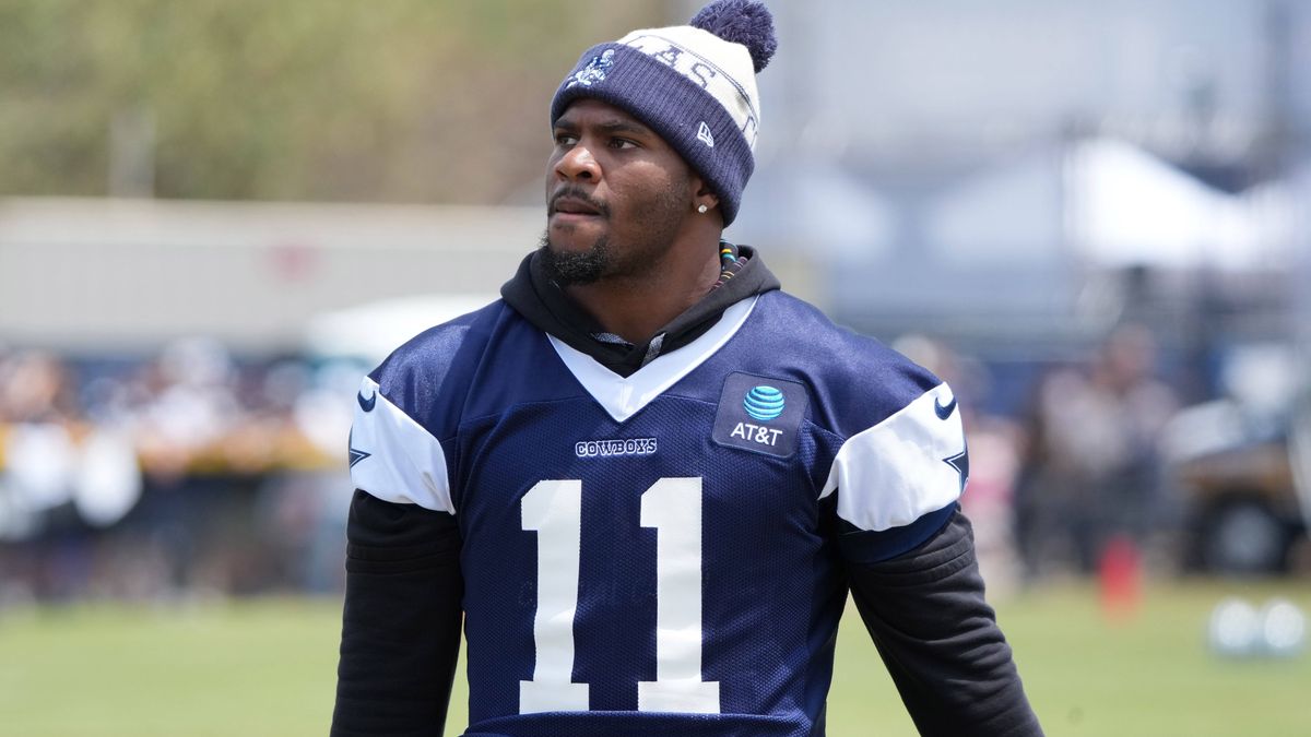 NFL, American Football Herren, USA Dallas Cowboys Training Camp Jul 26, 2025; Oxnard, CA, USA; Dallas Cowboys defensive end Micah Parsons (11) at training camp at the River Ridge Fields. Oxnard Riv...