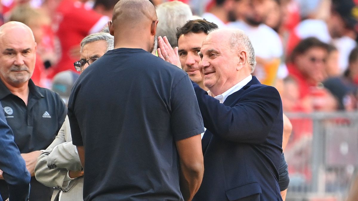 Vincent Kompany und Uli Hoeneß