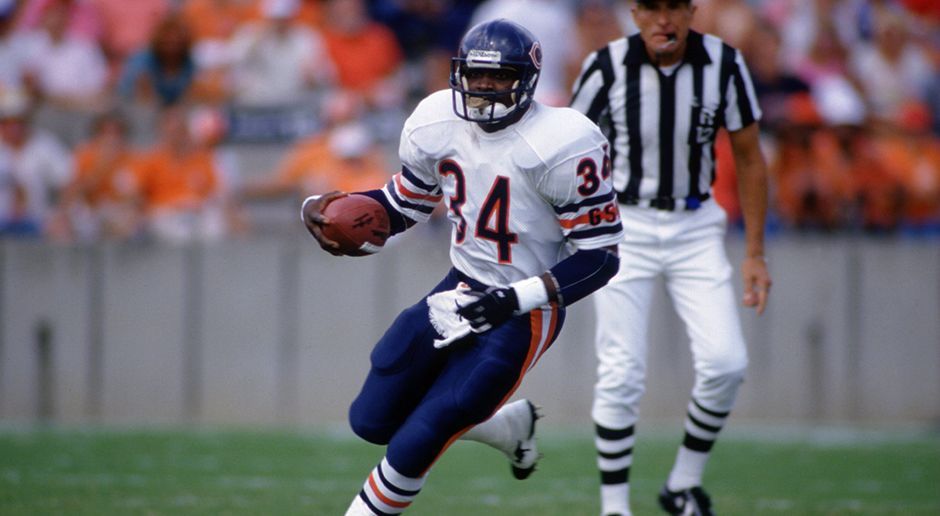 
                <strong>Platz 5: Walter Payton</strong><br>
                110 Touchdowns, 1975-1987 (Chicago Bears).
              