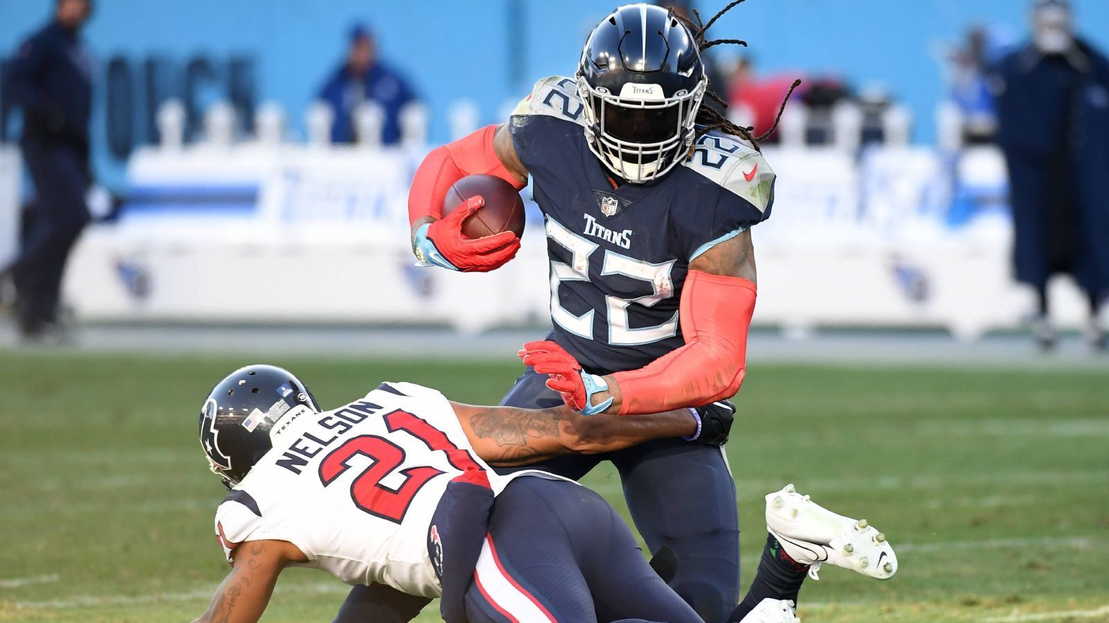 
                <strong>Platz 36: Derrick Henry</strong><br>
                &#x2022; Team: Tennessee Titans<br>&#x2022; Position: Running Back<br>&#x2022; Platzierung im Vorjahr: 21<br>
              