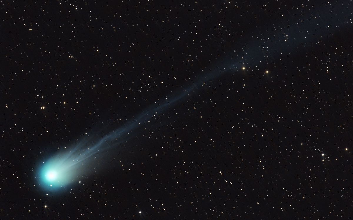 Komet 12P/Pons-Brooks fotografiert im März 2024 