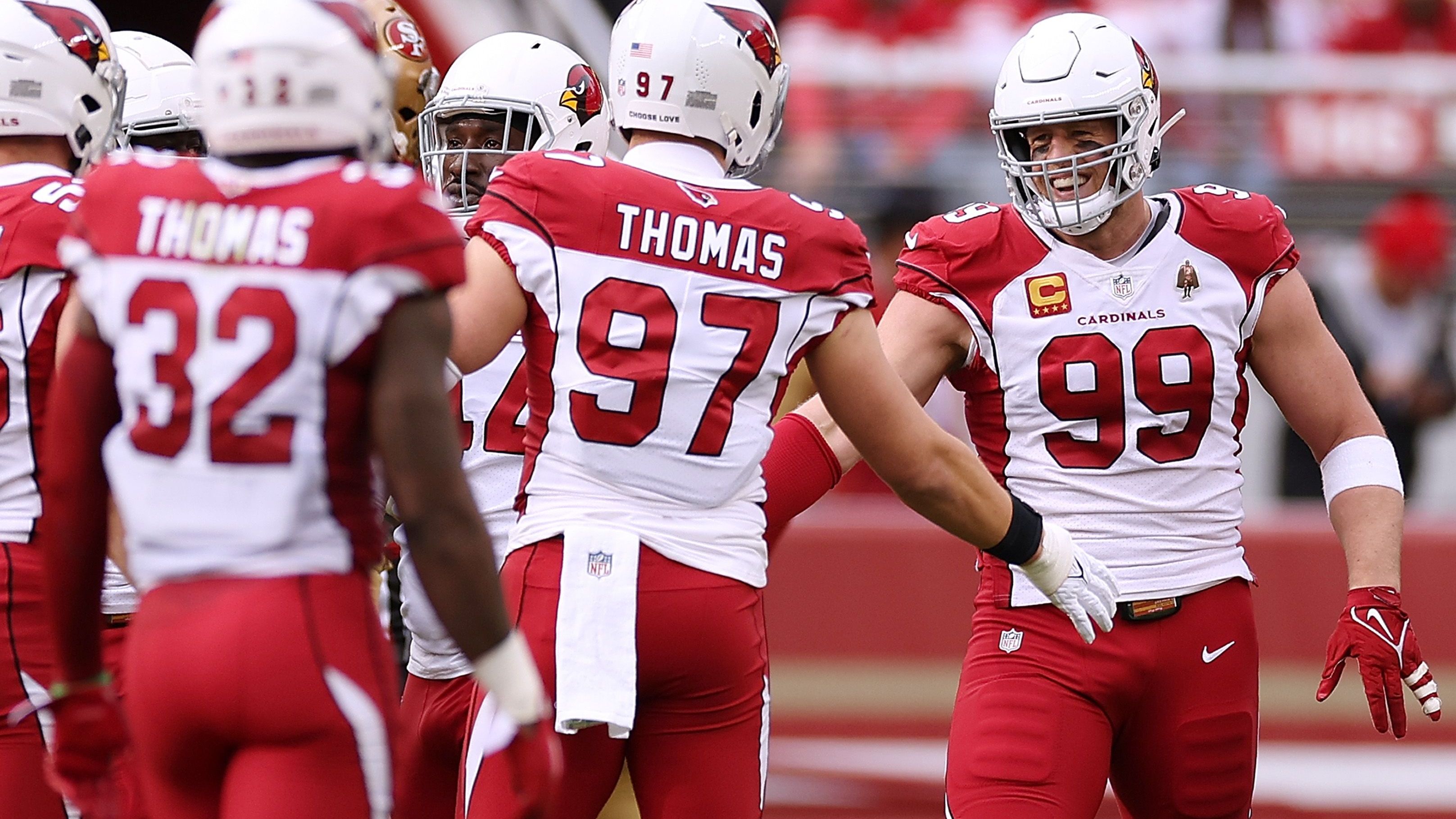 <strong>Arizona Cardinals: Stärken (Defensive)</strong><br>Die letztjährigen Rookies Cameron Thomas und Myjai Sanders zeigten gute Ansätze und dürften ebenfalls mehr Spielzeit erhalten. Linebacker Zaven Collins verfügt über viel Potenzial, konnte es bisher aber nicht konstant abrufen.