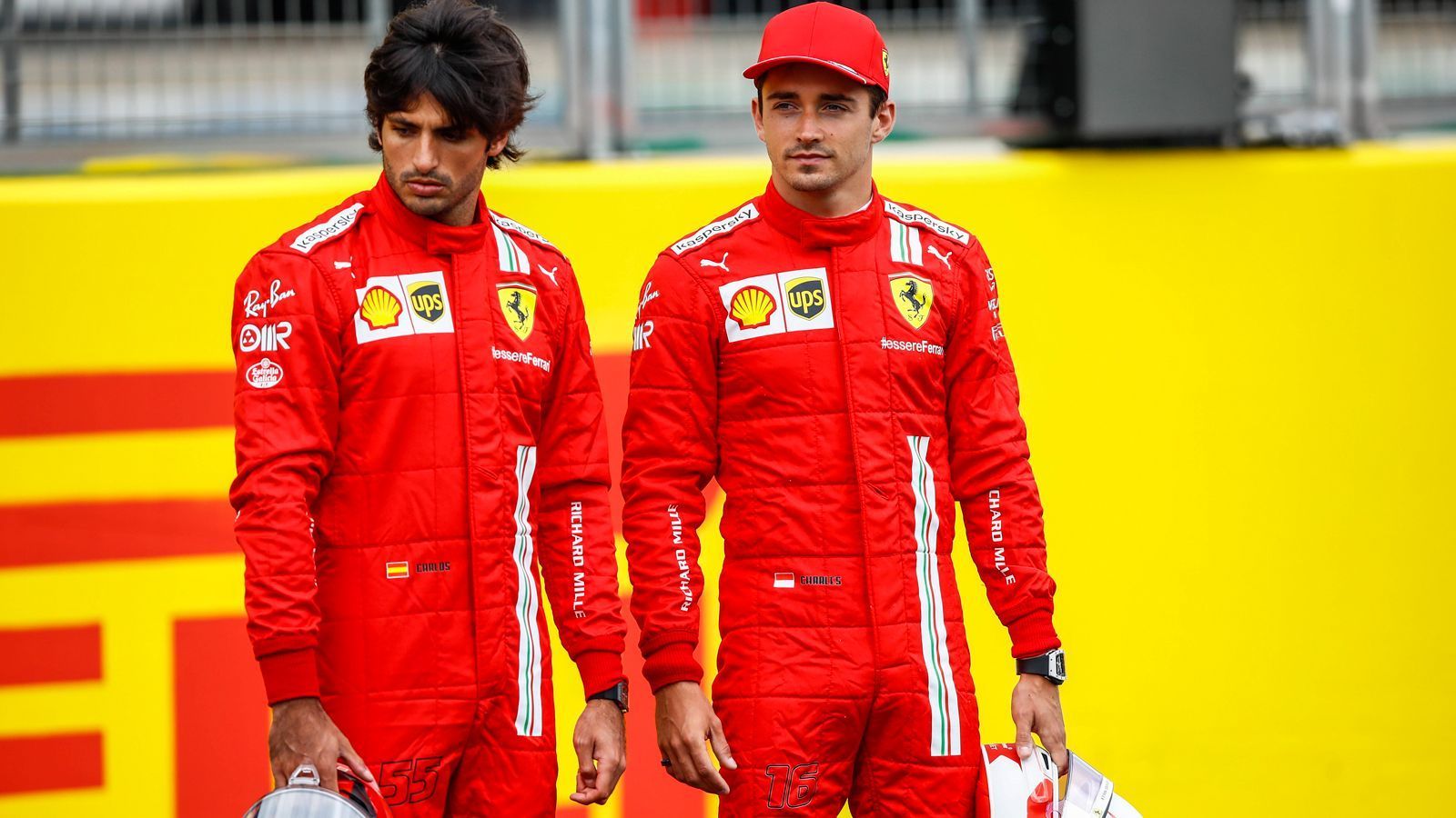 
                <strong>Ferrari</strong><br>
                Auch Ferrari setzt auf Kontinuität: Carlos Sainz jr. und Charles Leclerc bleiben.
              