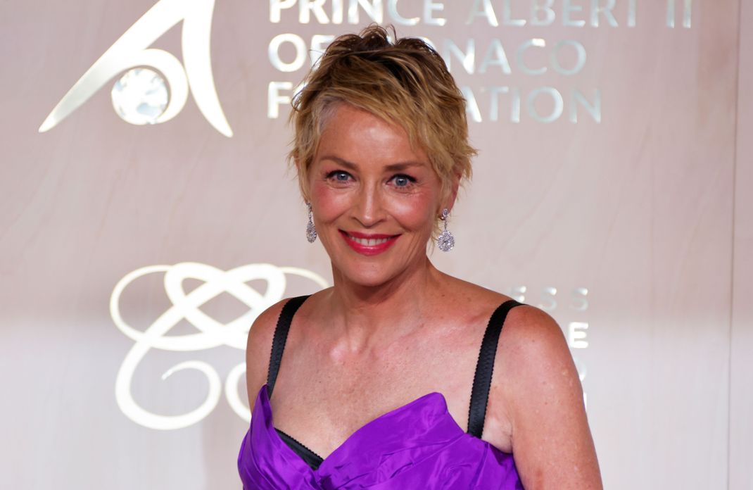 Sharon Stone bei einer Gala in Monte-Carlo.