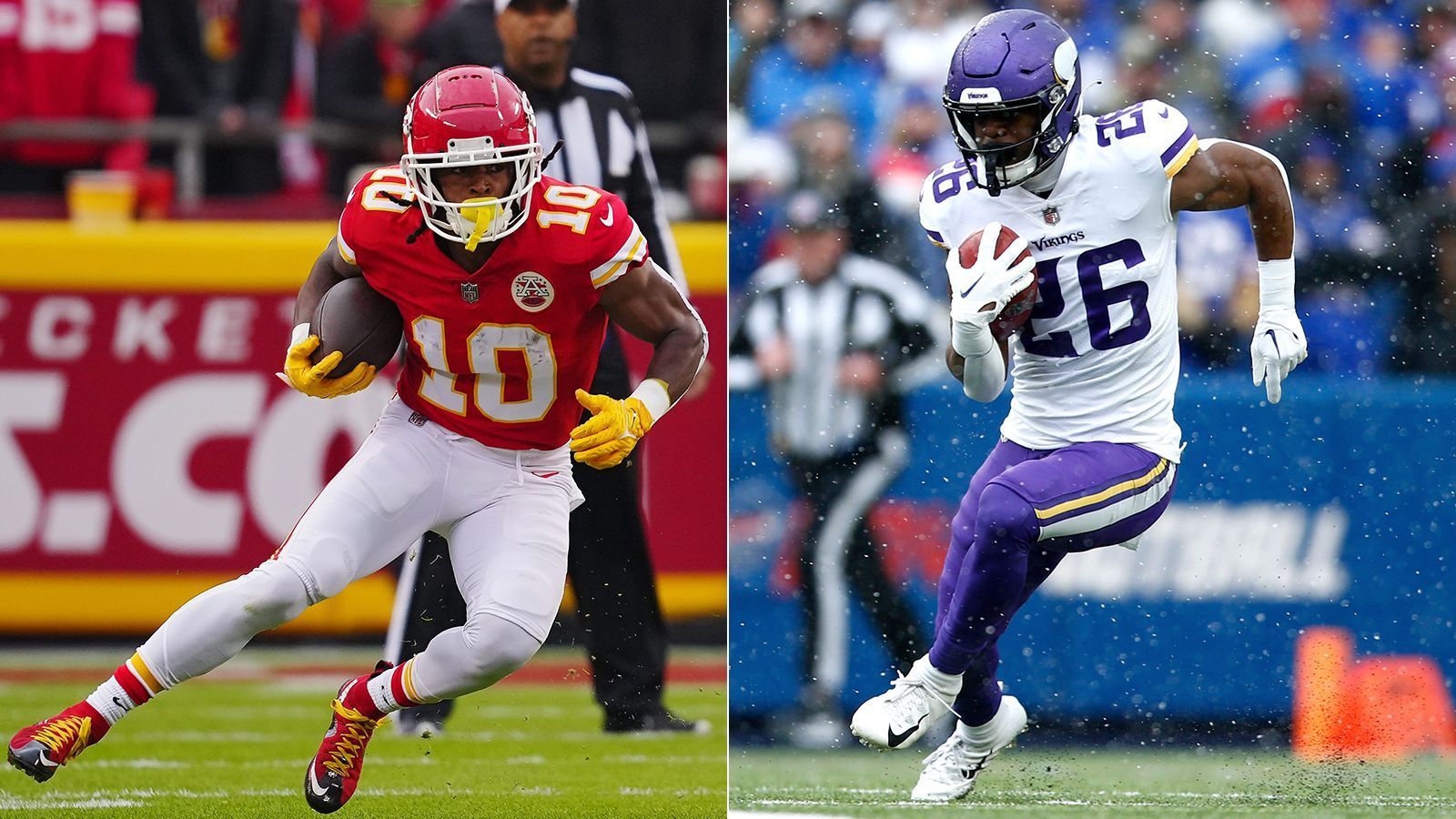 
                <strong>Return Specialists mit den meisten Stimmen</strong><br>
                &#x2022; AFC: Isiah Pacheco, Kansas City Chiefs<br>&#x2022; NFC: Kene Nwangwu, Minnesota Vikings<br>
              